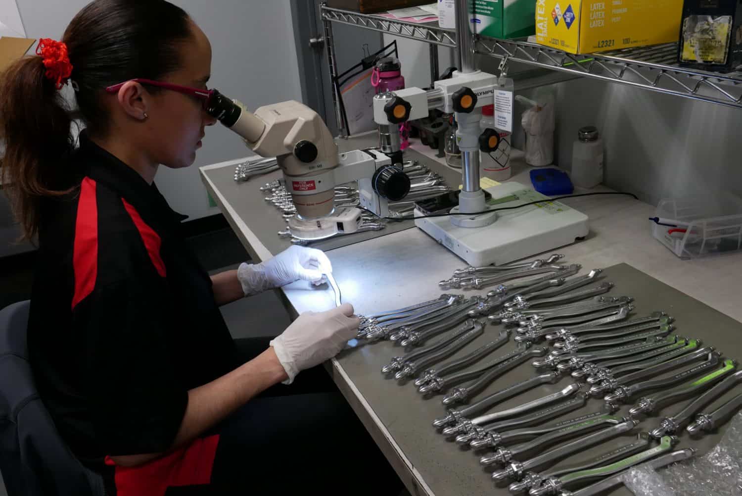 Inspecting Medical Parts