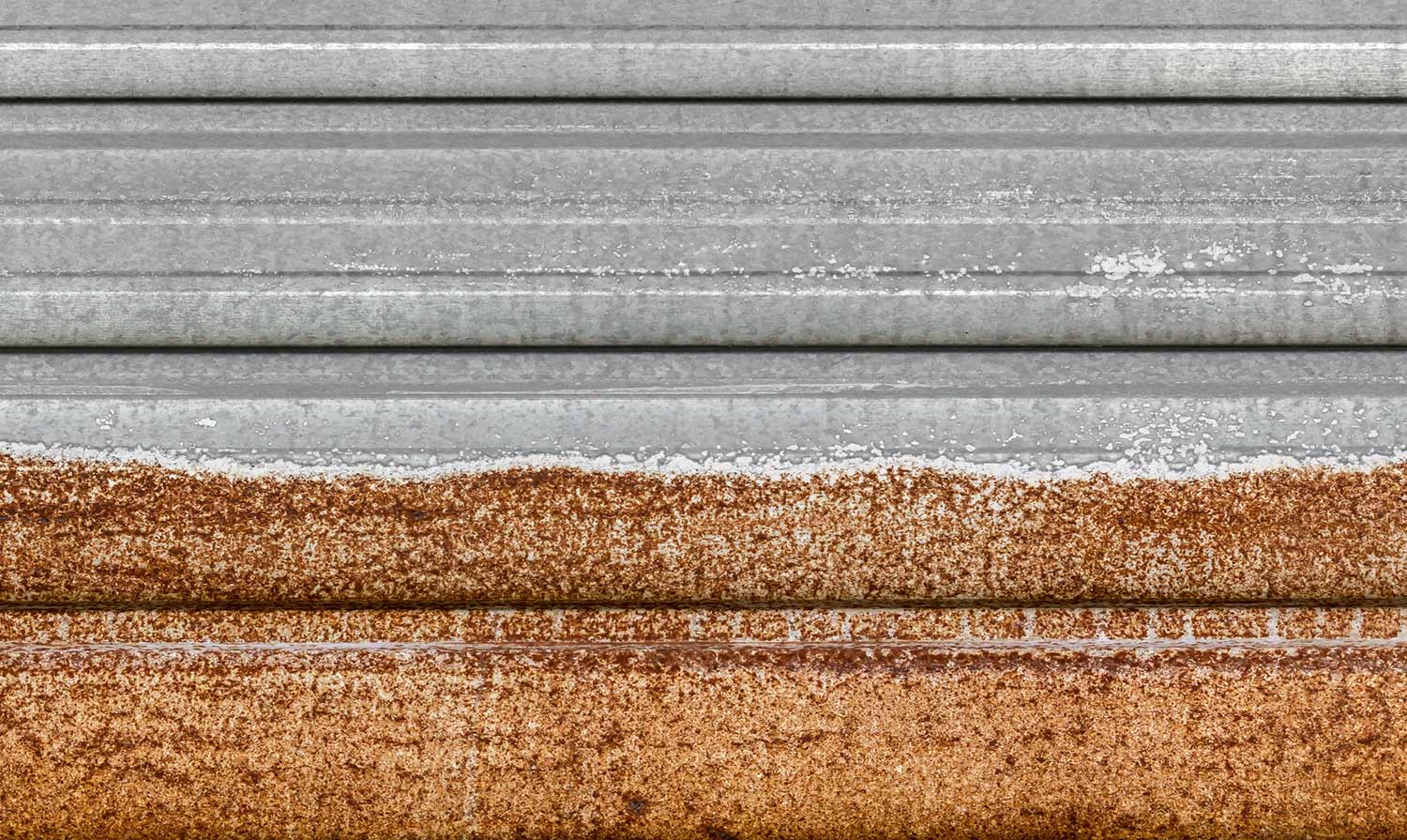 metal rust cleaning before after